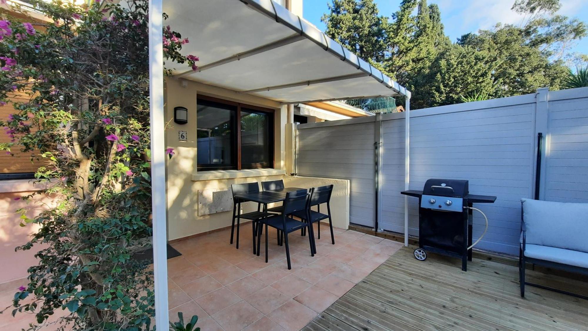 Studio Climatise Lantanas 4 Personnes Le Lavandou Exterior foto